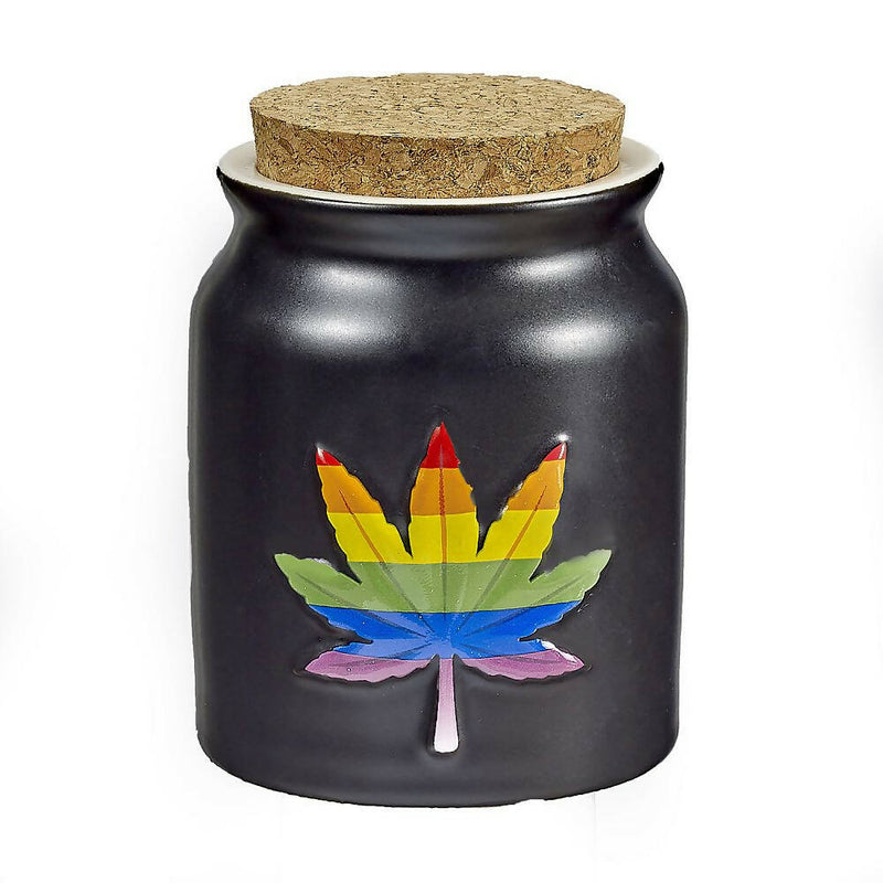 O RAINBOW LEAF STASH JAR