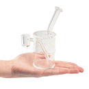 Ooze | Quartz Mini Rig - Toxic Barrel Glass Rig Cannatron
