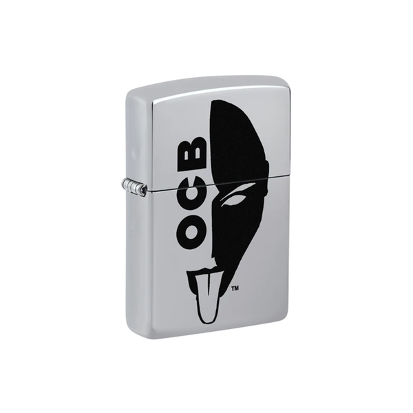 O Zippo 250-109226 OCB Reg High Polish Chrome Half Face