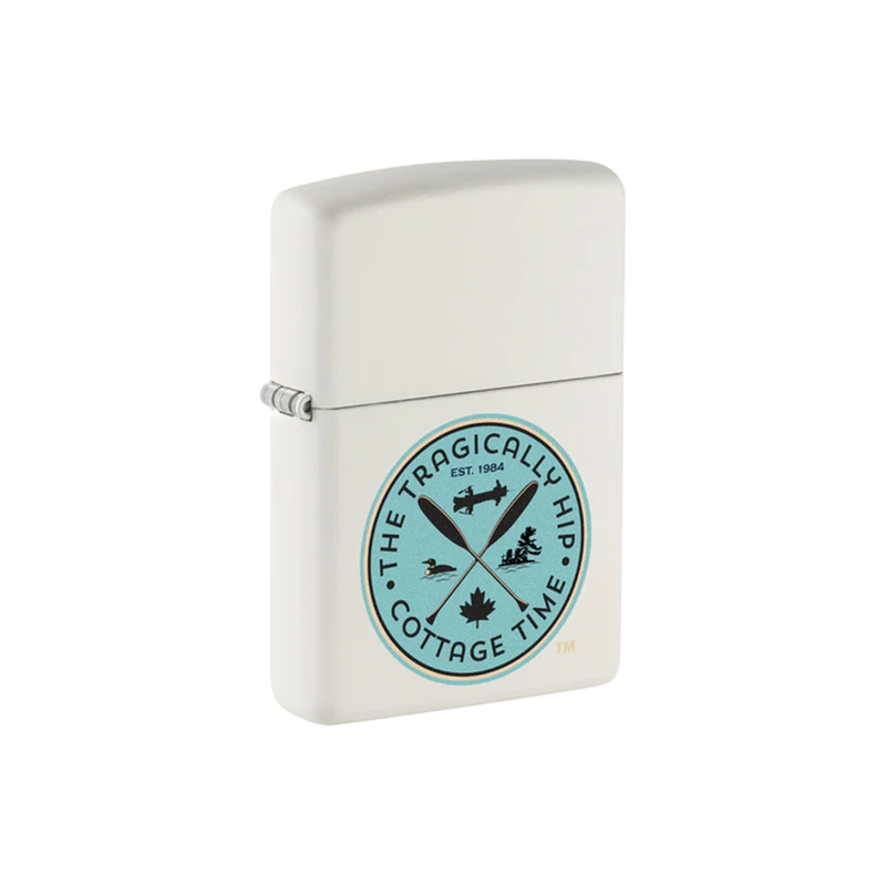 O Zippo 214-109022 Tragically Hip Cottage Green Logo