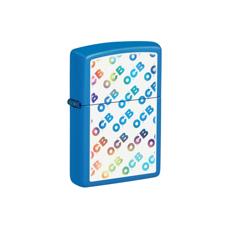 O Zippo 48628-110382 OCB Reg Sky Blue Matte Rainbow