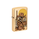 Zippo 48519 WILD WEST SKELETON DESIGN Zippo Lighter ONE