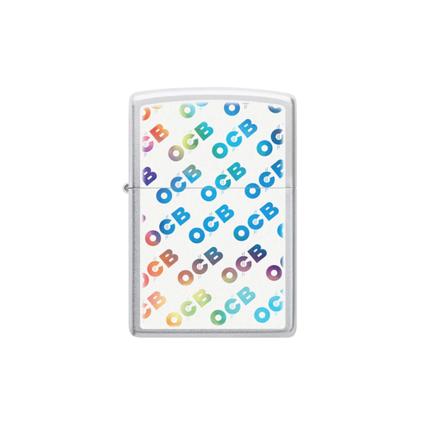 O Zippo 205-110381 OCB Reg Satin Chrome Rainbow