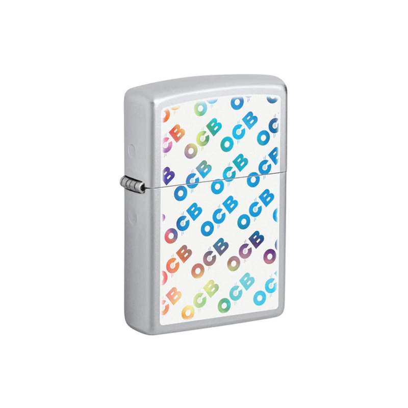 O Zippo 205-110381 OCB Reg Satin Chrome Rainbow