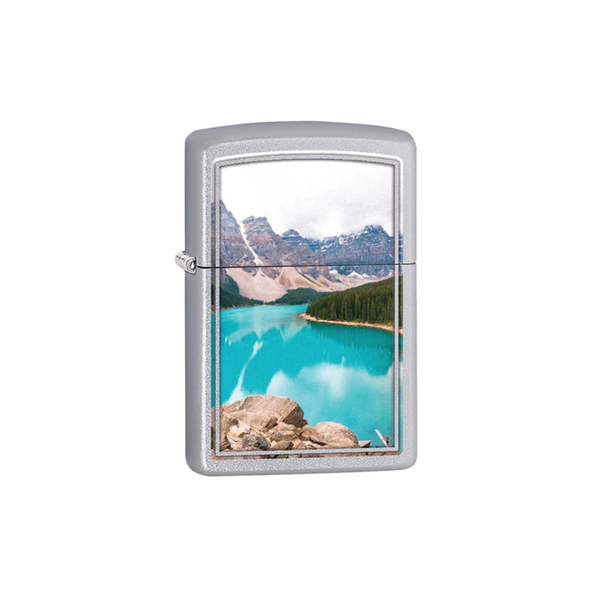 O Zippo 205-078181 Souvenir Moraine Lake AB