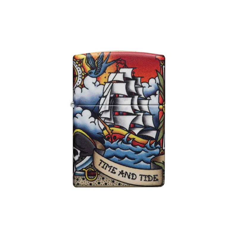 O Zippo 49532 Nautical Tattoo Design