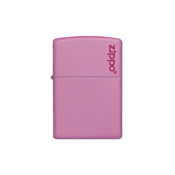 O Zippo 238ZL Pink Matte with Zippo logo