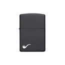 Zippo 218PL Black Matte Pipe LT Basic · Pattern ONE