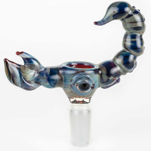 SC K018 14mm Scorpion Eye bowl by Kent's Glass Canadian artist