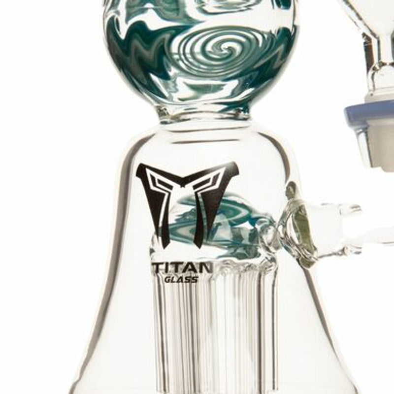 8" Nebula Percolator Glass Rig - Titan Glass