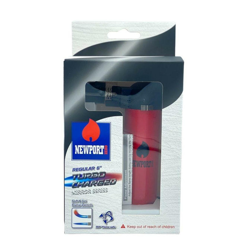 NEWPORT MIRROR SERIES Newport 6″ Torch Lighter - Mirror Series