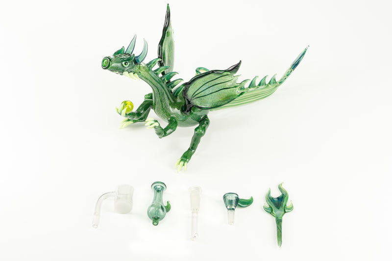 M011 Dragonzilla Bong / Rig from Mooks Glass Canadian Artist
