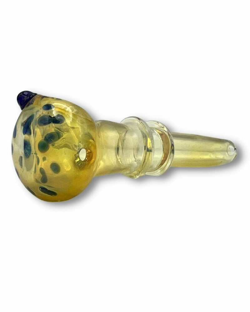 4 Double Ring Dot Pipe Double Ring Dot Glass Hand Pipe 4 Inch