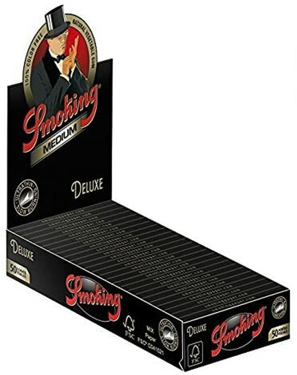 Smoking Deluxe 11/4 Medium Ultra Thin Rolling Paper - 25ct