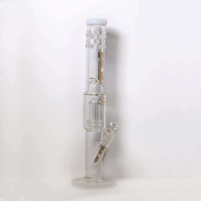 SC 6550 18 Inch 7mm Shower Percolator with Dots Marley Glass Bong mixed colours