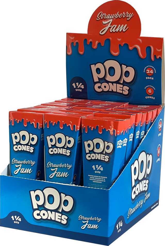 Pop 1/4 Pre Rolled Cones 24ct