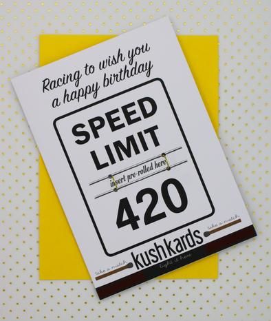 SC Kushkard 420 Birthday Card