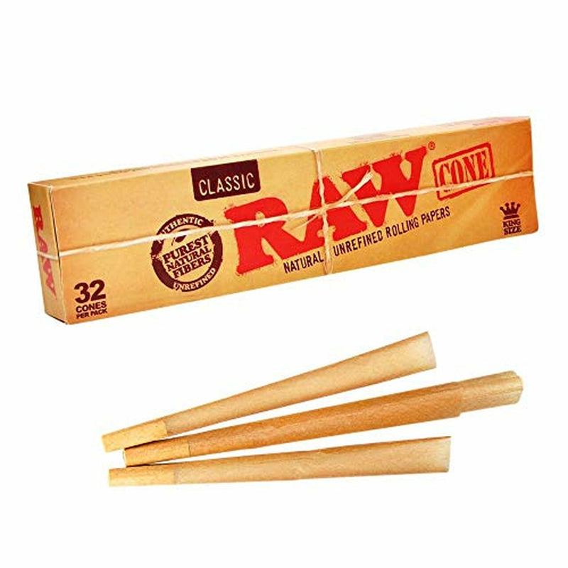 RAW Classic King Size Cones 32ct
