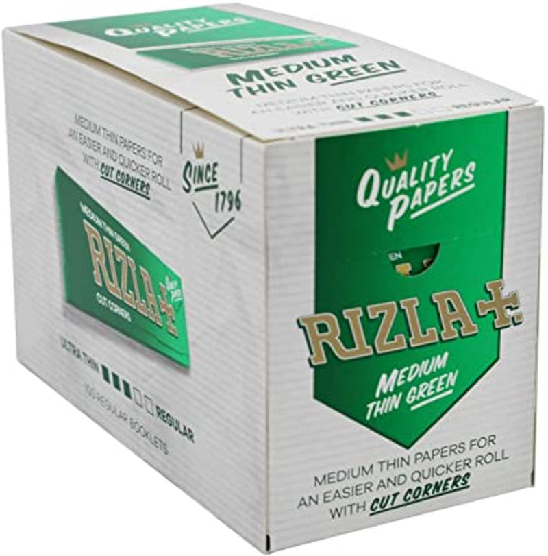 RIZLA UTHIN P 100 Rizla+ Ultra Thin Regular Rolling Papers - 100ct