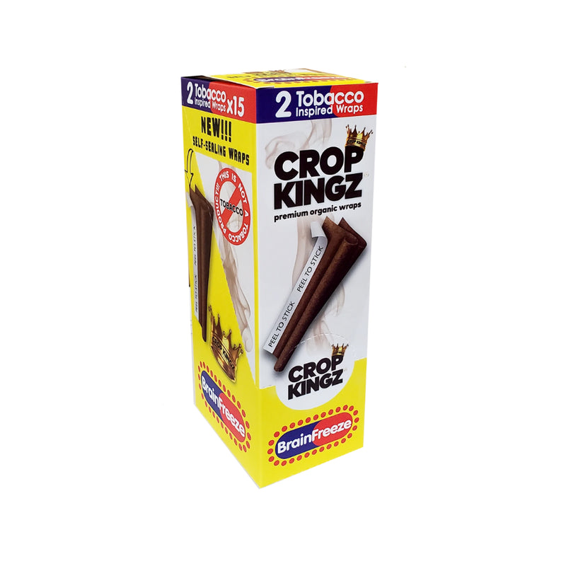 CK TBCO ORG WRAP 15 Crop Kingz Tobacco Inspired Self Sealing Organic Wraps 15ct