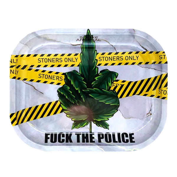 ACAB Metal Rolling Tray Small 7 x 5.5 Inch