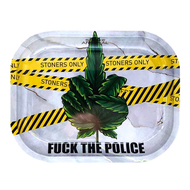 ACAB Metal Rolling Tray Small 7 x 5.5 Inch