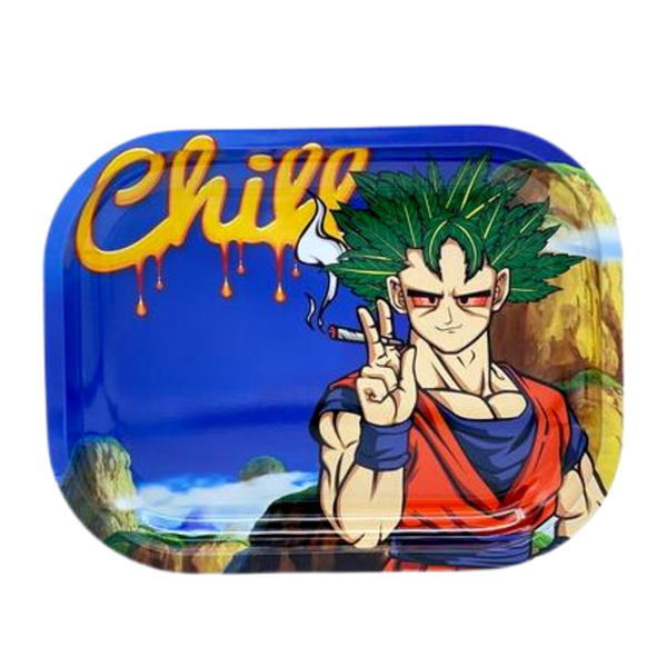 Chill Metal Rolling Tray Small 7 x 5.5 Inch