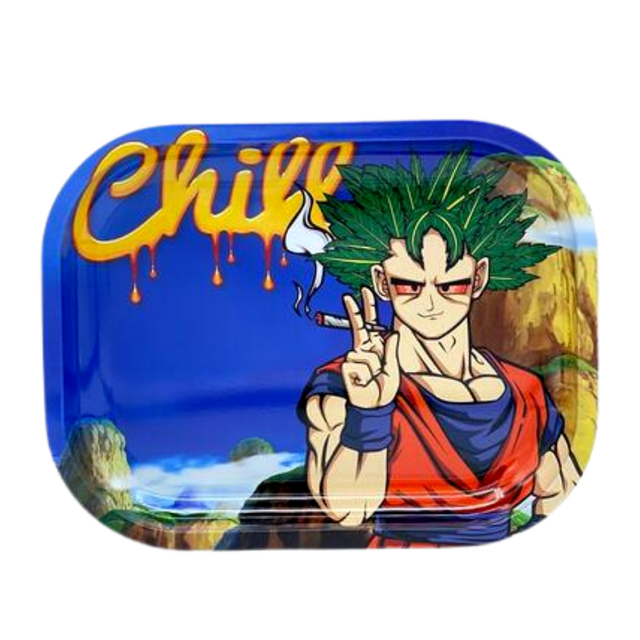 Chill Metal Rolling Tray Small 7 x 5.5 Inch