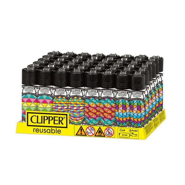 Clipper Print Crash Lighters - 48ct