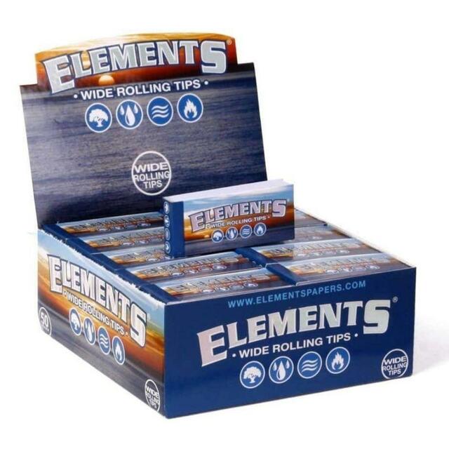 SC ELEM WIDE TIPS 50 Elements Wide Rolling Tips 50ct