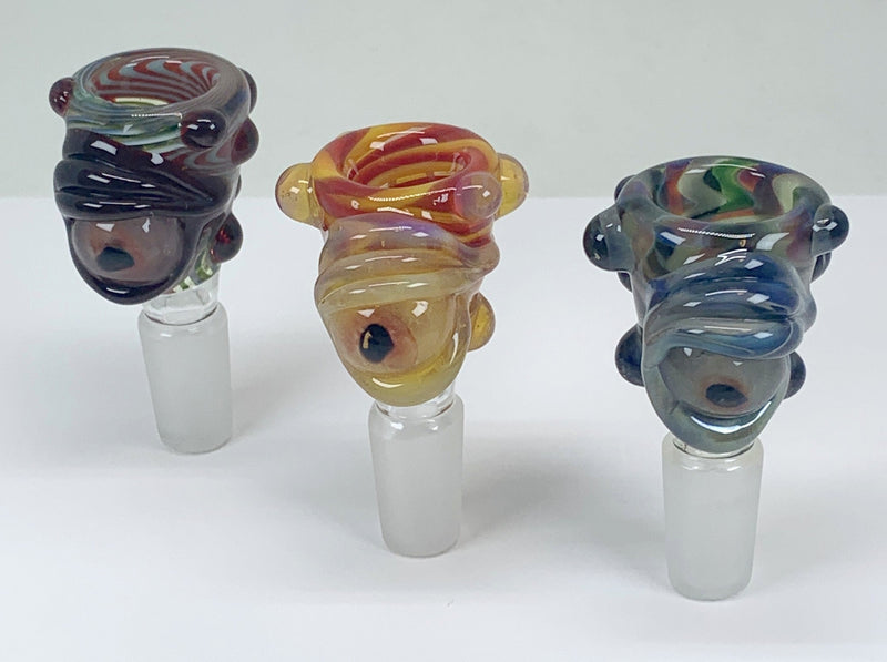 SC FB1837 Wigwag Eye 14mm Bowl Shine Glassworks Canadian glass