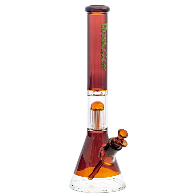 H155C Hoss Glass 18" Beaker With 8 Arm Tree Percolator