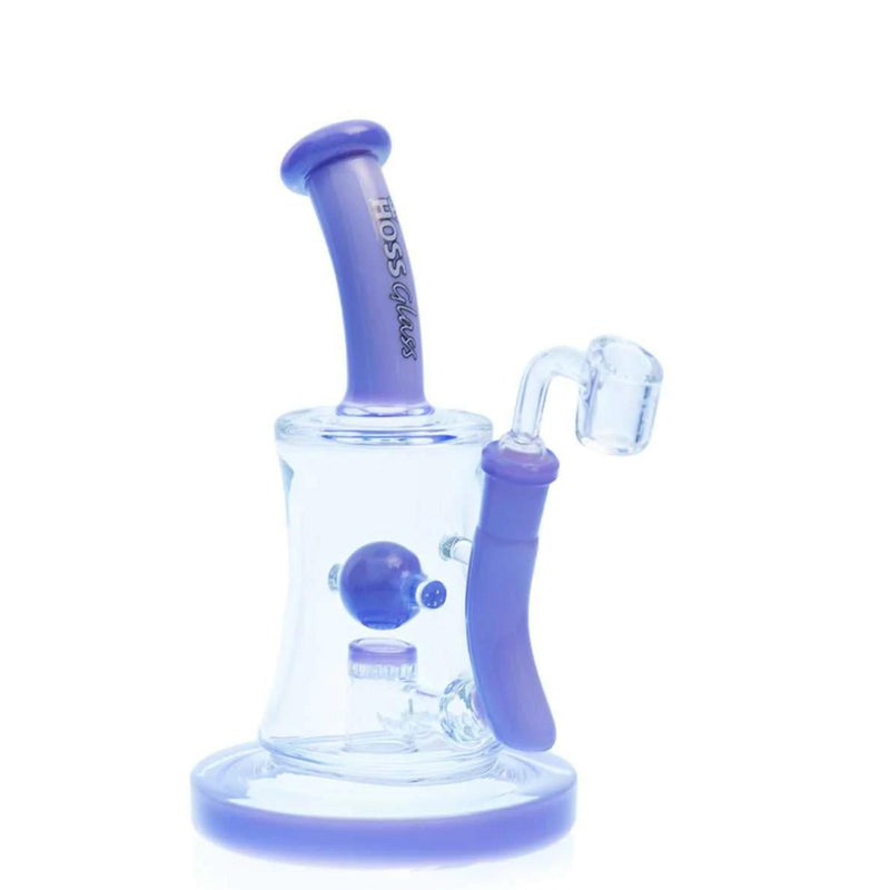 SC H509 Hoss Glass 10" Hourglass Marble Rig