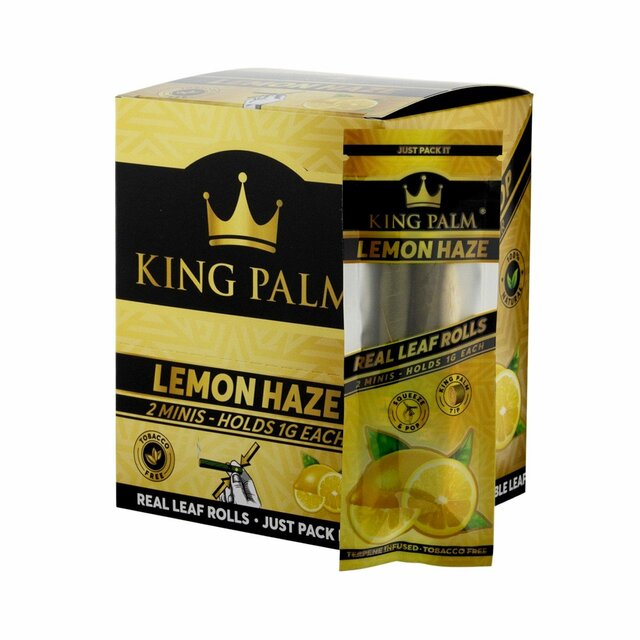 King Palm Lemon Haze Mini Rolls 20ct