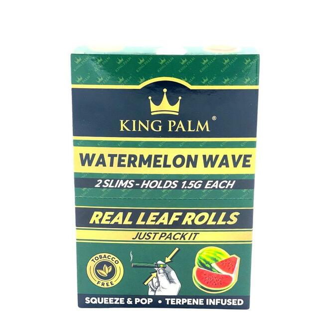 KPALM 2-SLIM-WATERMELON 20 King Palm 2 Slims Rolls Watermelon Wave 20ct
