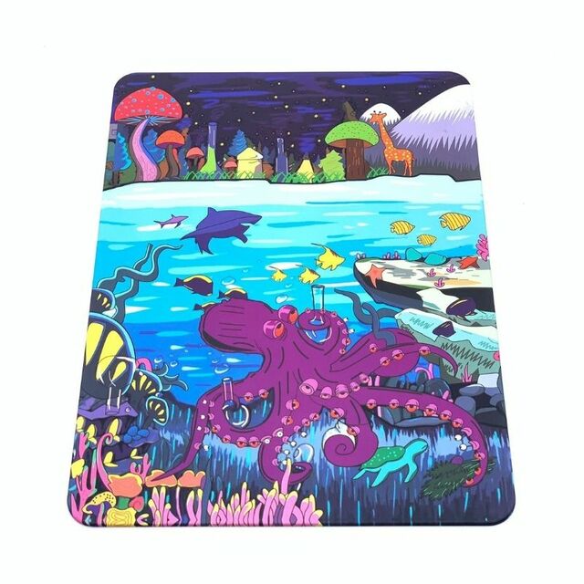 Octo Bong Silicone Mat Silicone Dab Mat 10 x 8 Inch