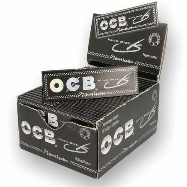 OCB Premium Black King Size Rolling Papers 50ct