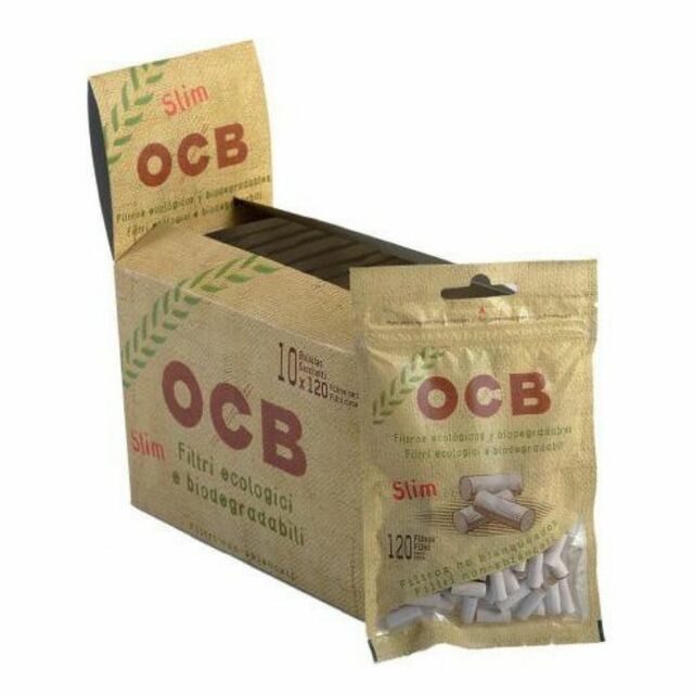 OCB Organic Hemp Slim Tips 10ct