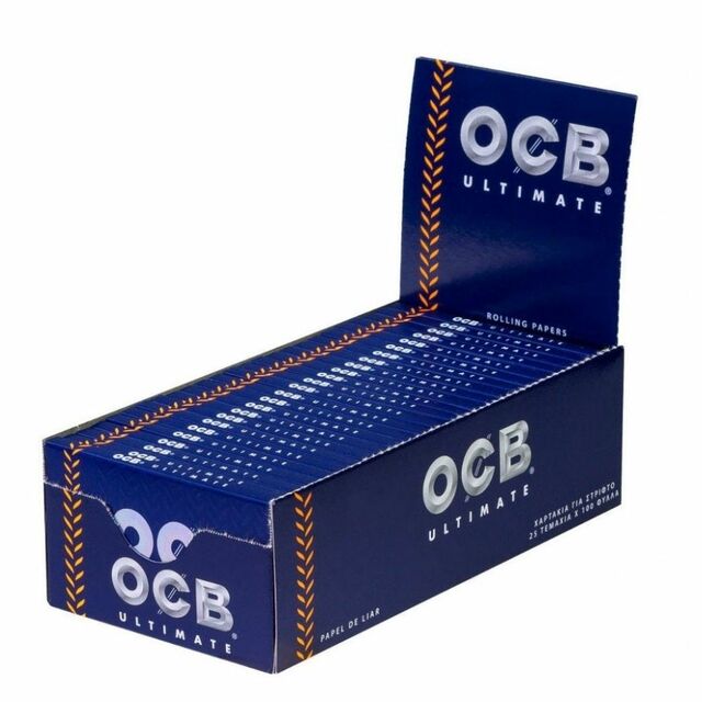 OCB ULT DOUBLE P 25  OCB Ultimate Double Rolling Papers 25ct