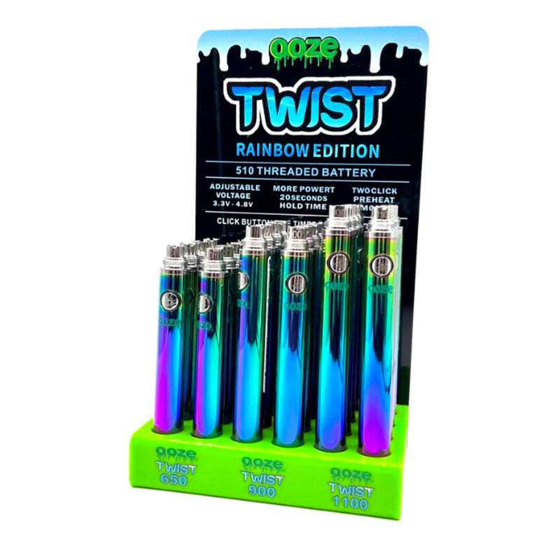 Ooze Twist Rainbow Edition Battery - 24ct