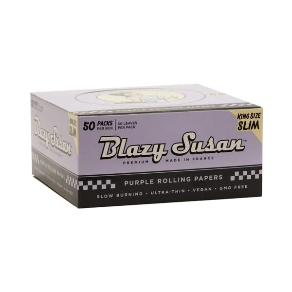 SC Purple Blazy Susan King Size Box Rolling Papers