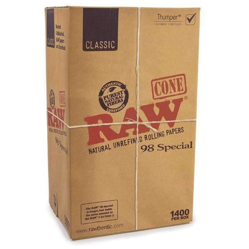RAW 98 Special Pre-Rolled Cones - 1400ct