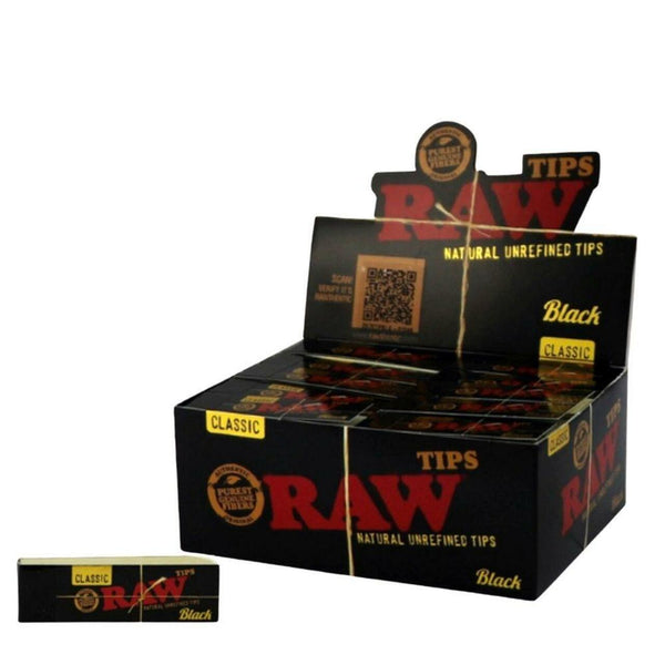RAW Black T 50 RAW Classic Black Tips 50 ct