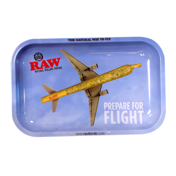 RAW Flying High Metal Rolling Tray Large 14 x 11 Inch