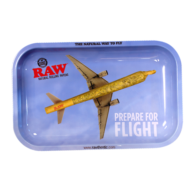 RAW Flying High Metal Rolling Tray Large 14 x 11 Inch