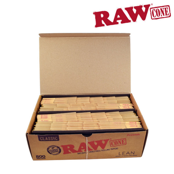 Raw Classic Pre Rolled Lean Cones - 800ct