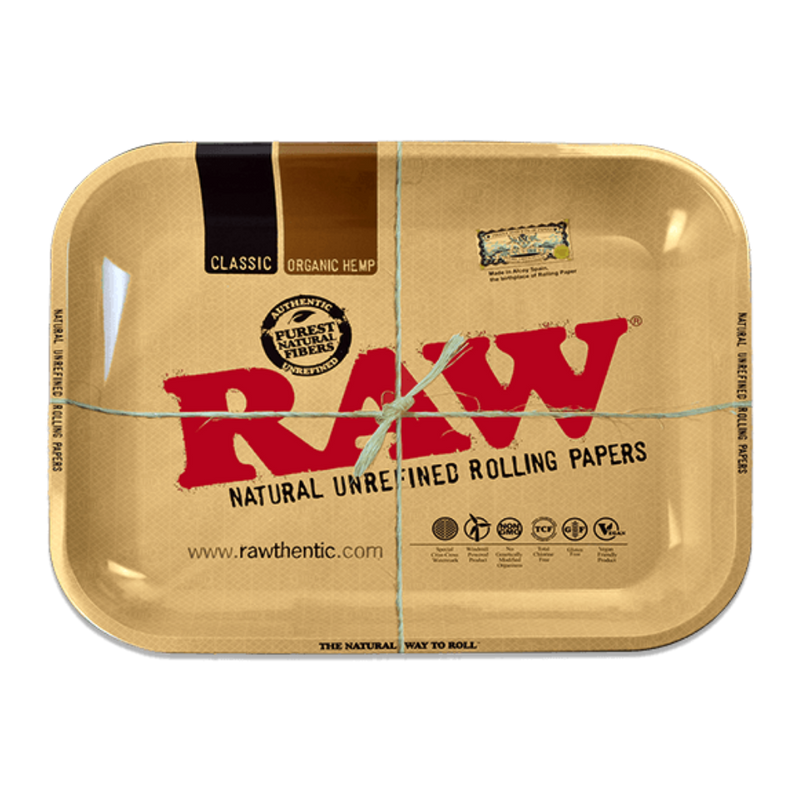 RAW Metal Rolling Tray Large 14 x 11 Inch