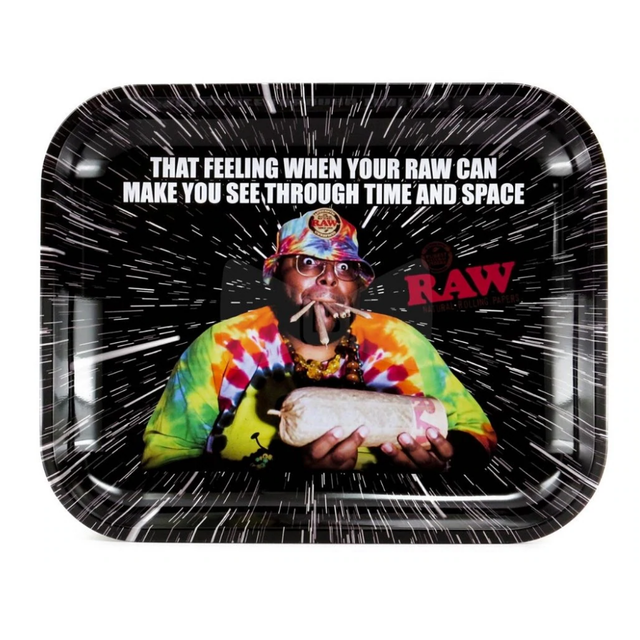RAW Oops Metal Rolling Tray Large 14 x 11 Inch