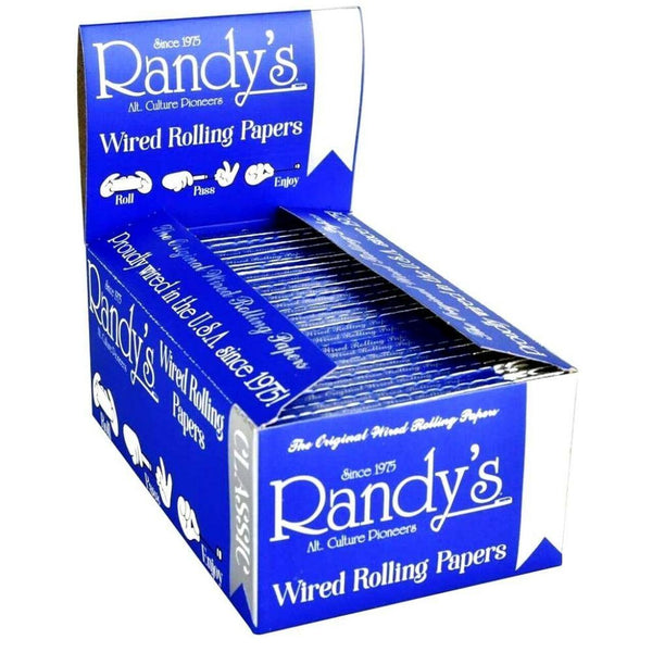 RANDYS BLUE 114 P 25 Randy's Blue 1 1/4 Rolling Papers 25ct
