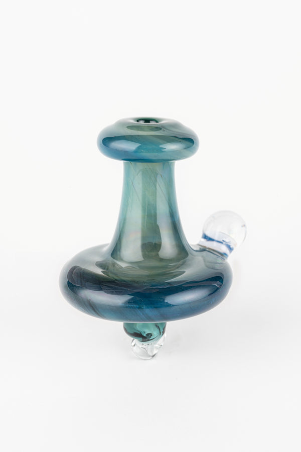 SC 2113 Fume Coloured Carb Cap with micro opal Shine Glassworks Canadian glass